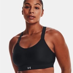 Under Armour Women's UA Continuum High Impact Sports Bra, Black, Sz XL